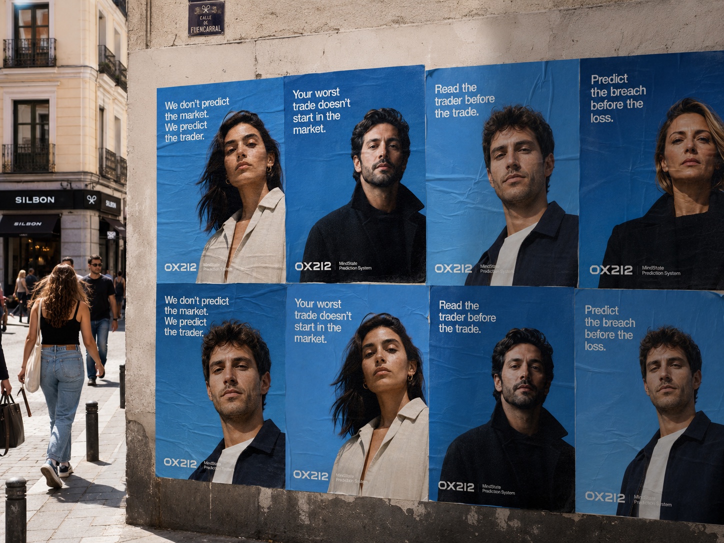 OX212 campaign on Calle de Fuencarral
